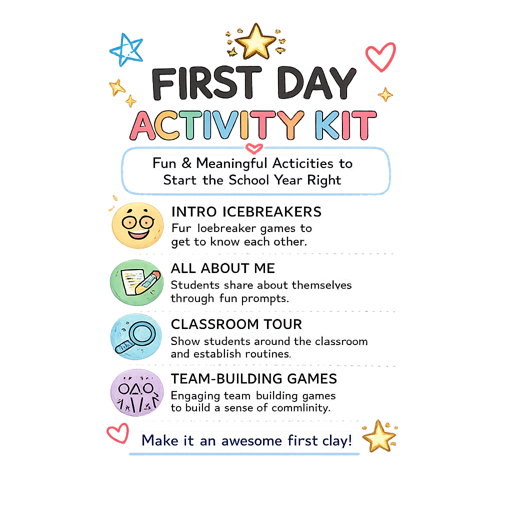 First Day Activity Kit