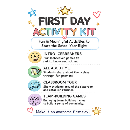 First Day Activity Kit